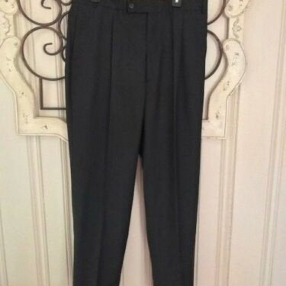 Geoffrey Beene Black Suit Pants